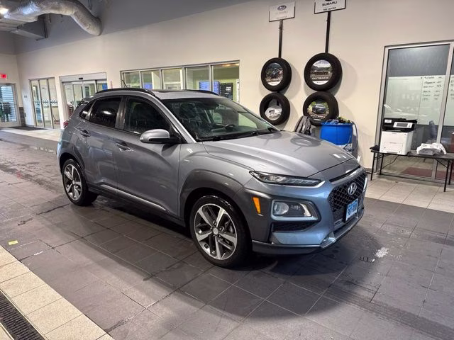 2018 Sonic Silver Hyundai Kona Limited AWD SUV