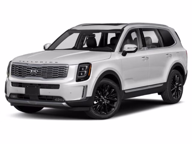 2021 Glacial White Pearl Kia Telluride SX FWD SUV