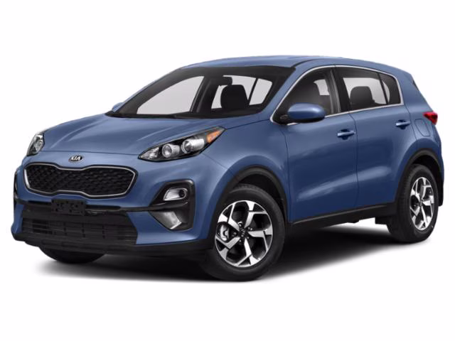 2021 Pacific Blue Kia Sportage LX FWD SUV