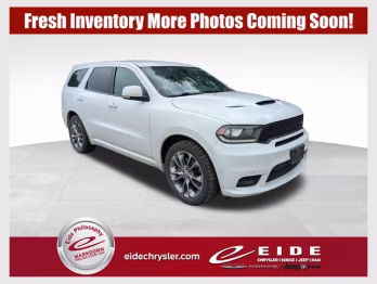 2019 White Knuckle Clearcoat Dodge Durango R/T AWD SUV