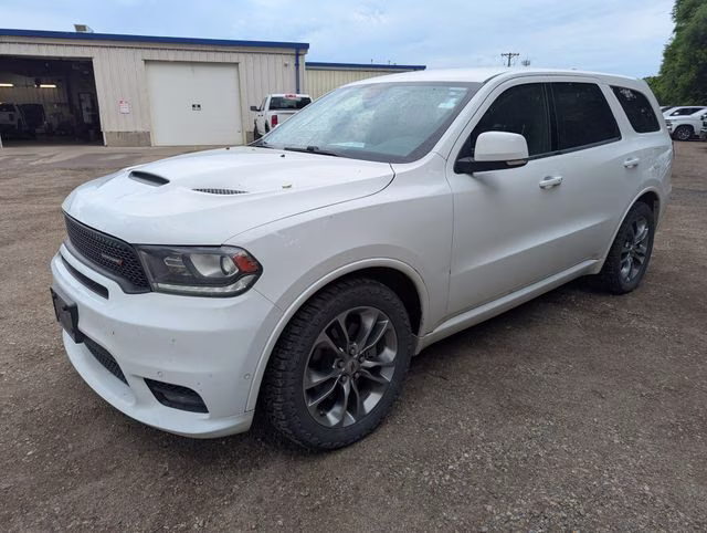 2019 White Knuckle Clearcoat Dodge Durango R/T AWD SUV