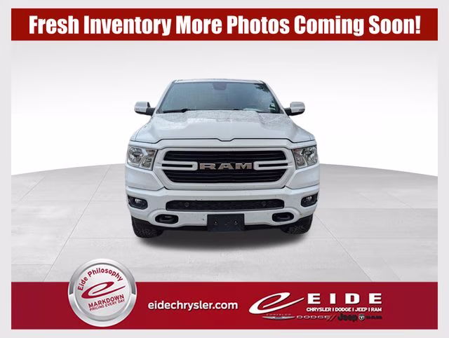 2019 Bright White Clearcoat Ram 1500 Big Horn 4X4 Truck