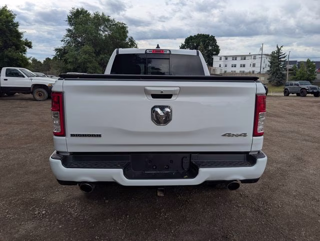 2019 Bright White Clearcoat Ram 1500 Big Horn 4X4 Truck