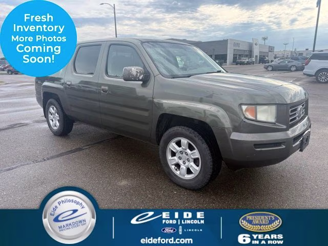 2006 Green Honda Ridgeline RTS 4X4 Truck