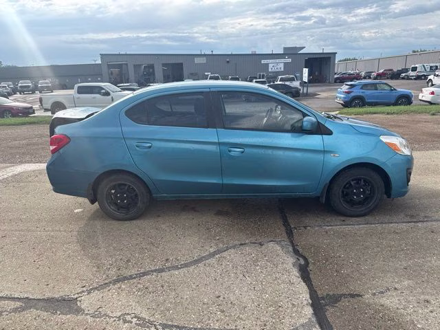 2017 Blue Mitsubishi Mirage G4 ES FWD Sedan