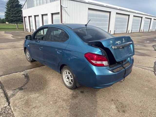 2017 Blue Mitsubishi Mirage G4 ES FWD Sedan