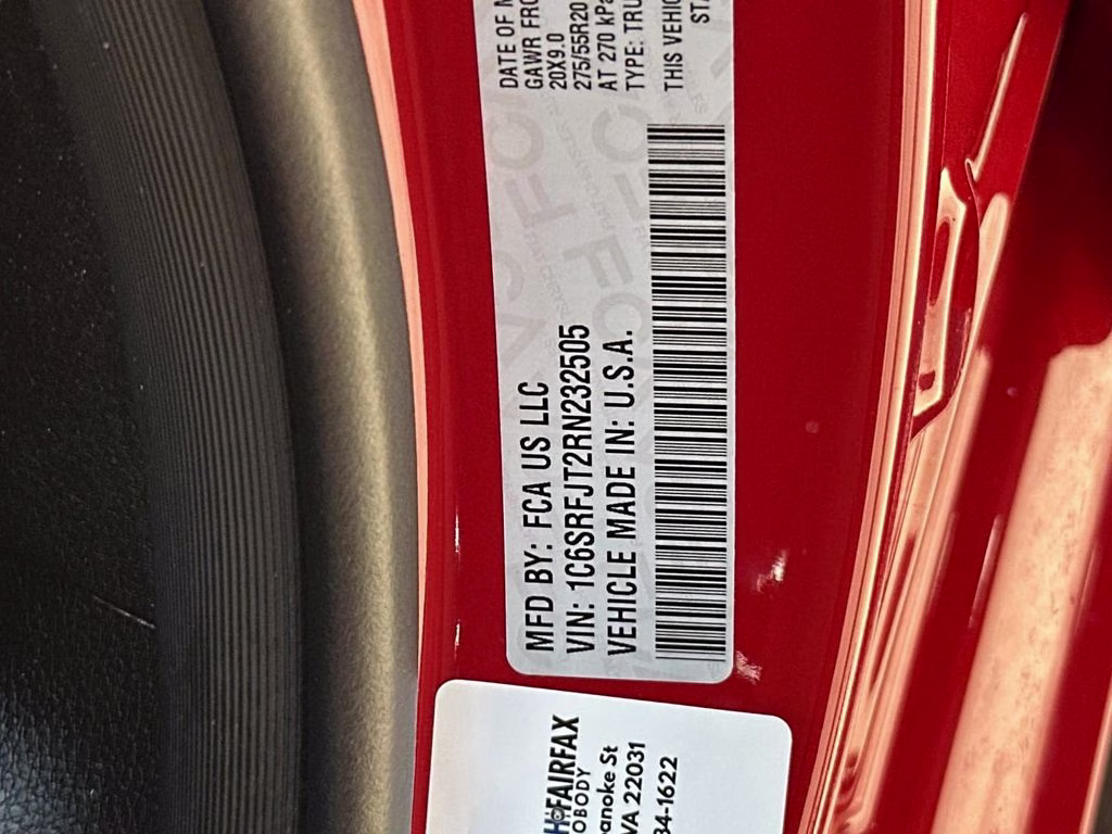 2024 Flame Red Clearcoat Ram 1500 Laramie 4X4 Truck