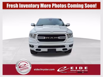 2019 Bright White Clearcoat Ram 1500 Big Horn 4X4 Truck