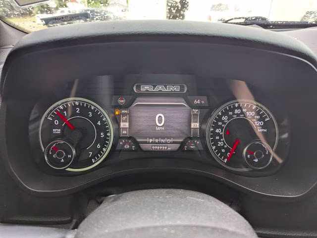 2019 Bright White Clearcoat Ram 1500 Big Horn 4X4 Truck