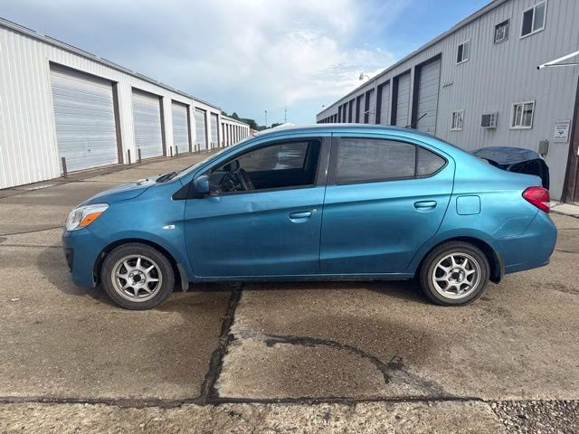 2017 Blue Mitsubishi Mirage G4 ES FWD Sedan