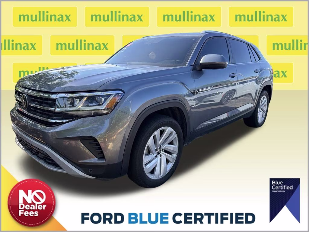 2023 Platinum Gray Metallic Volkswagen Atlas Cross Sport 3.6L V6 SE w/Technology FWD SUV