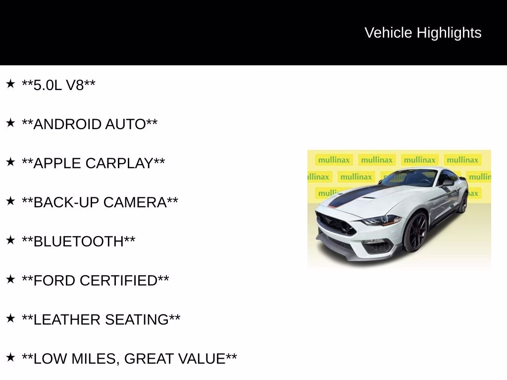 2022 Gray Ford Mustang Mach 1 RWD Coupe