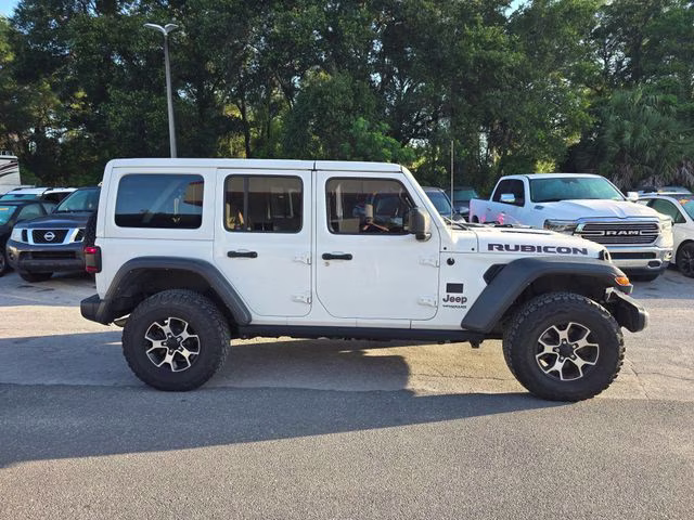 2022 Bright White Clearcoat Jeep Wrangler Unlimited Rubicon 4X4 SUV
