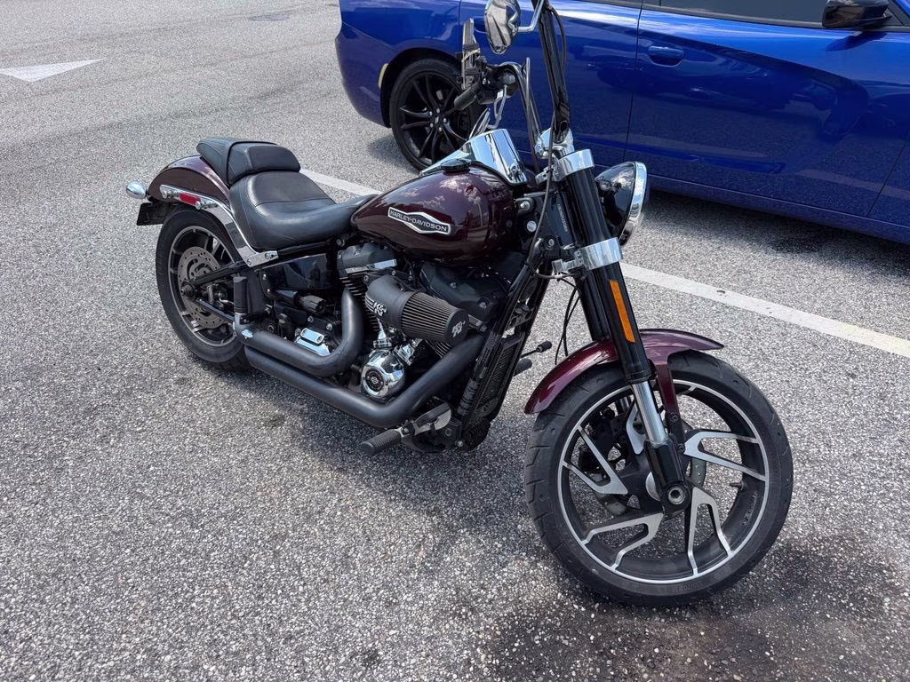 2018 Maroon Harley-Davidson Harley Davidson Sport Glide Motorcycle