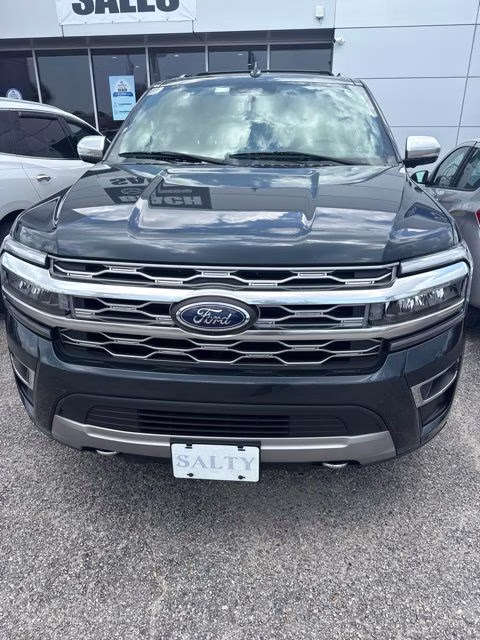 2023 Stone Blue Metallic Ford Expedition Max Platinum 4X4 SUV