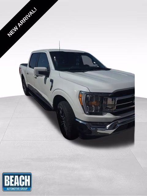 2021 White Metallic Ford F-150 Lariat 4X4 Truck