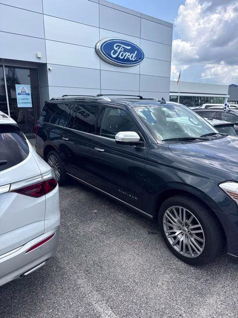 2023 Stone Blue Metallic Ford Expedition Max Platinum 4X4 SUV