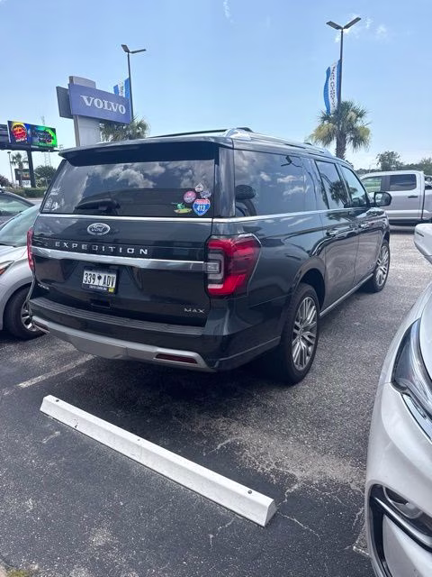 2023 Stone Blue Metallic Ford Expedition Max Platinum 4X4 SUV