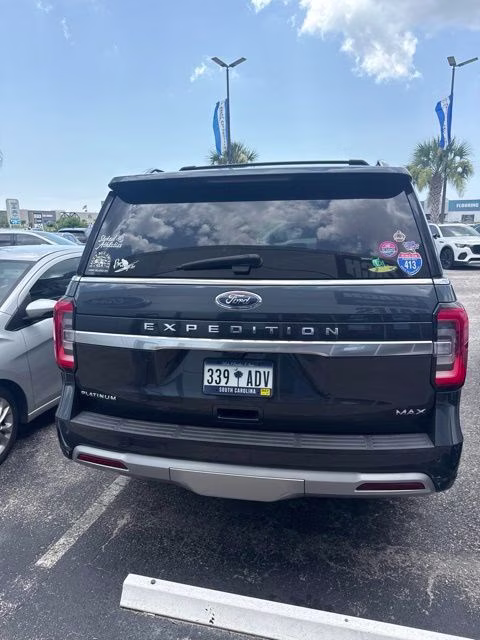 2023 Stone Blue Metallic Ford Expedition Max Platinum 4X4 SUV