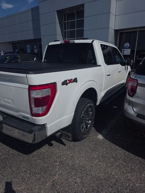 2021 White Metallic Ford F-150 Lariat 4X4 Truck