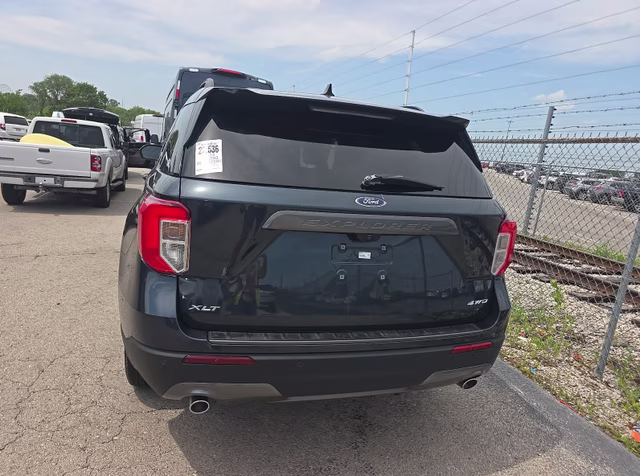 2023 Stone Blue Metallic Ford Explorer XLT 4X4 SUV