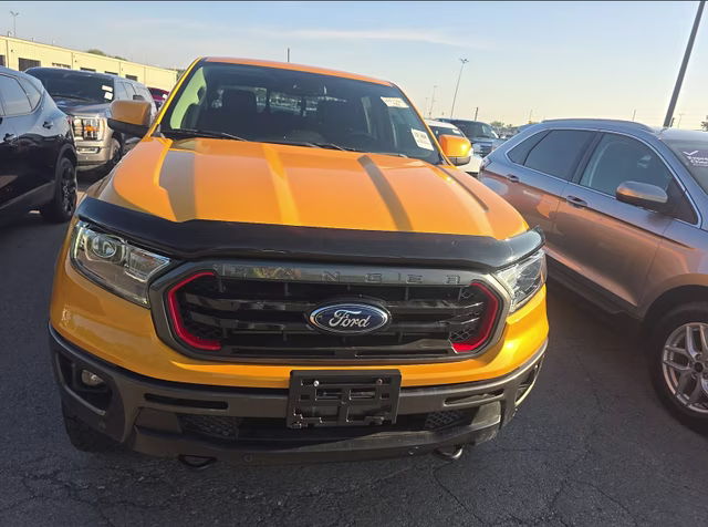 2022 Cyber Orange Metallic Tricoat Ford Ranger Lariat 4X4 Truck