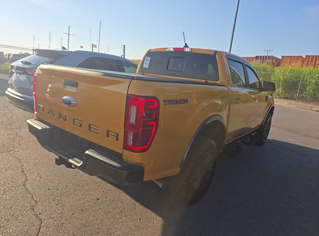 2022 Cyber Orange Metallic Tricoat Ford Ranger Lariat 4X4 Truck