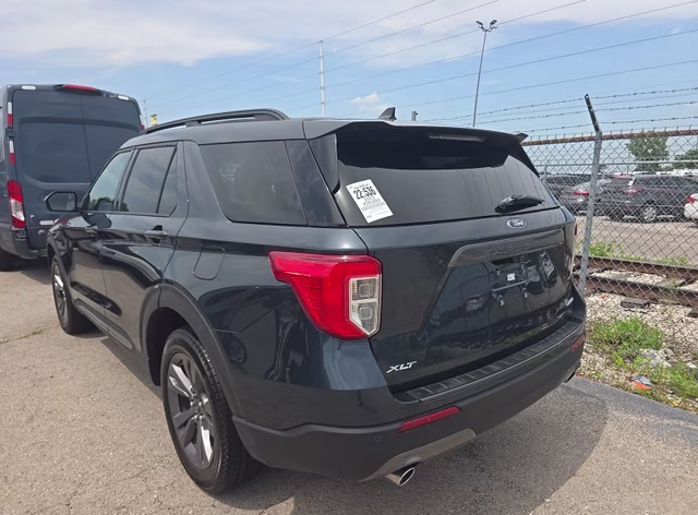 2023 Stone Blue Metallic Ford Explorer XLT 4X4 SUV