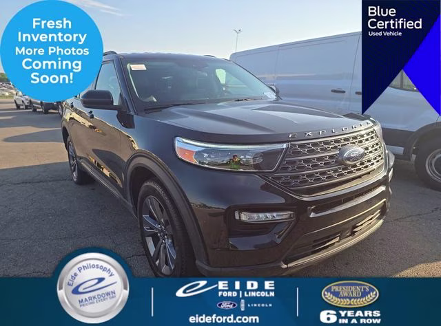 2024 Agate Black Metallic Ford Explorer XLT 4X4 SUV