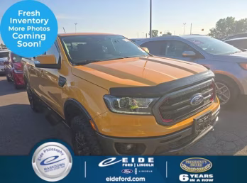 2022 Orange Metallic Ford Ranger Lariat 4X4 Truck