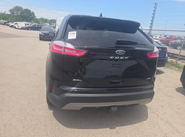 2023 Agate Black Metallic Ford Edge SEL AWD SUV