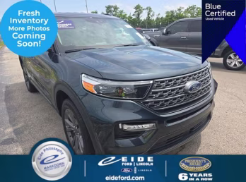 2023 Stone Blue Metallic Ford Explorer XLT 4X4 SUV