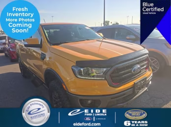 2022 Cyber Orange Metallic Tricoat Ford Ranger Lariat Tremor 4X4 Truck