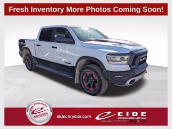 2023 Bright White Clearcoat Ram 1500 Rebel 4X4 Truck