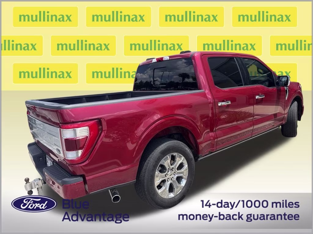 2023 Rapid Red Metallic Tinted Clearcoat Ford F-150 Platinum RWD Truck