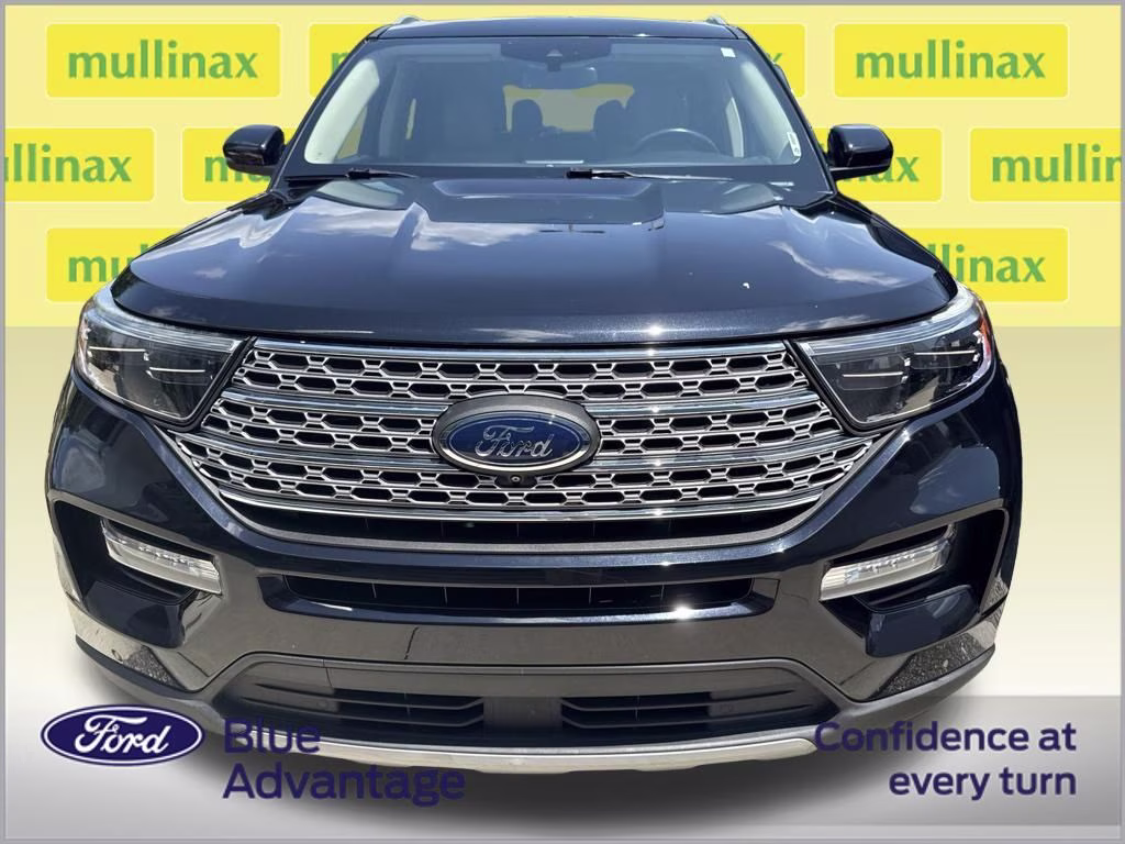 2021 Agate Black Metallic Ford Explorer Limited RWD SUV