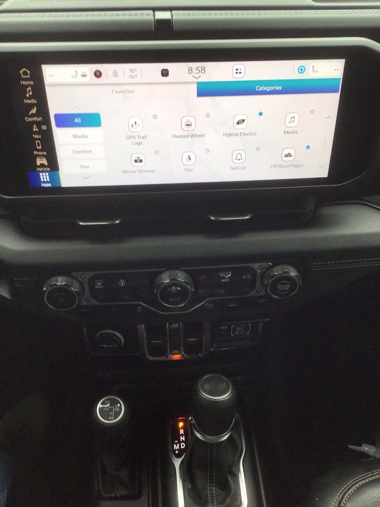 2024 Black Clearcoat Jeep Wrangler Sahara 4xe 4X4 SUV