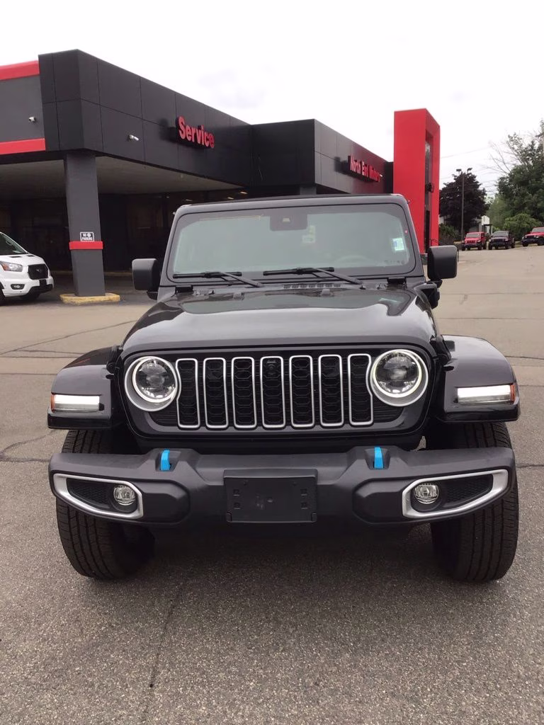 2024 Black Clearcoat Jeep Wrangler Sahara 4xe 4X4 SUV