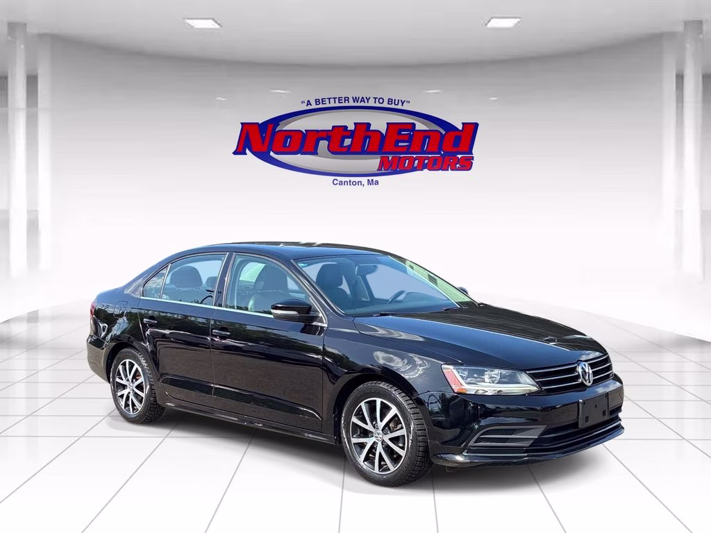 2017 Black Volkswagen Jetta 1.4T SE FWD Sedan