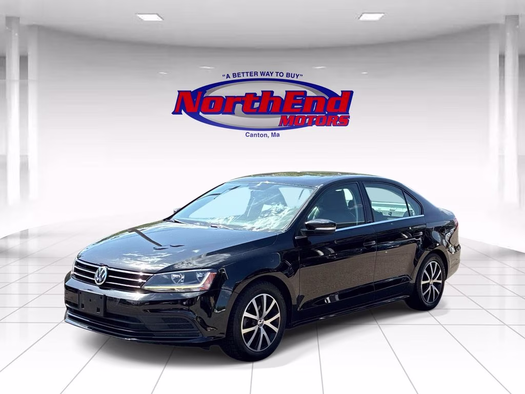 2017 Black Volkswagen Jetta 1.4T SE FWD Sedan