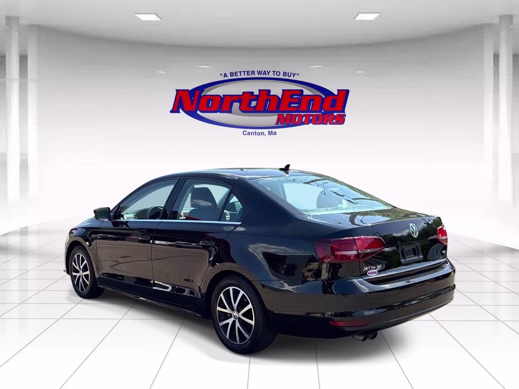 2017 Black Volkswagen Jetta 1.4T SE FWD Sedan