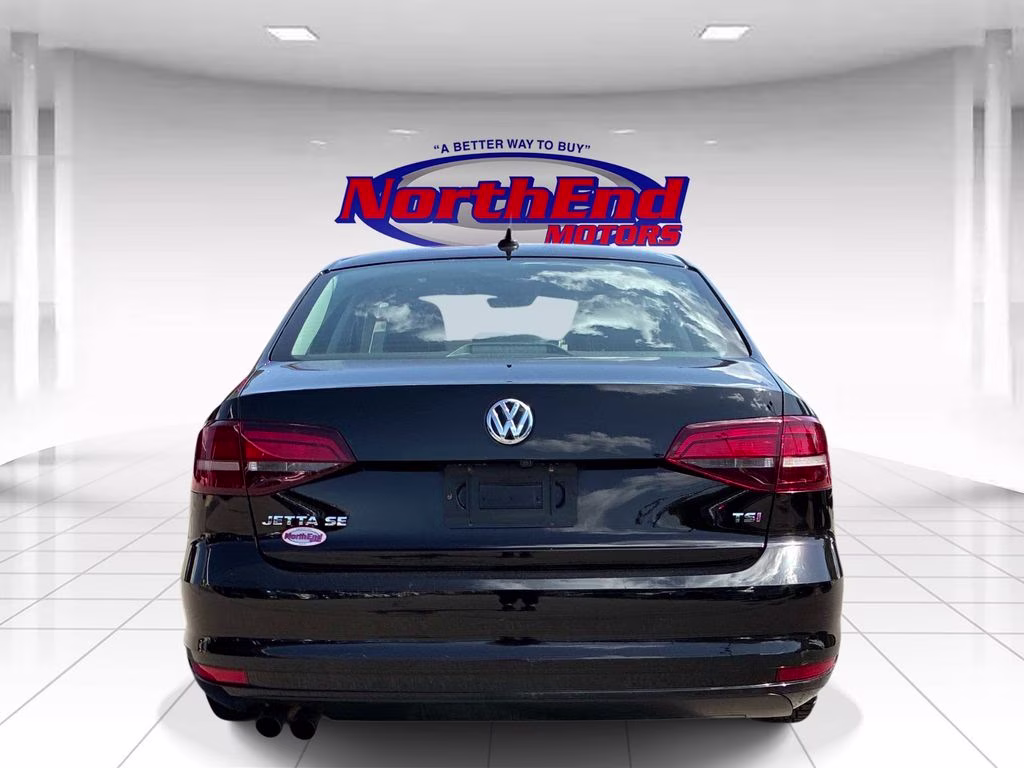2017 Black Volkswagen Jetta 1.4T SE FWD Sedan