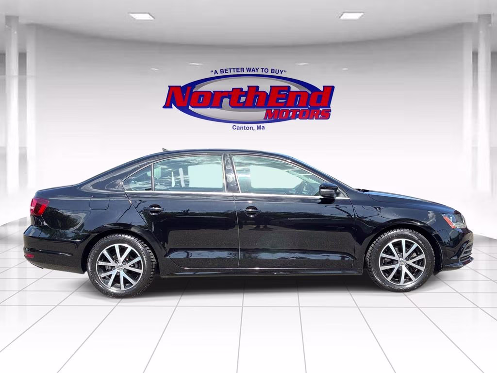 2017 Black Volkswagen Jetta 1.4T SE FWD Sedan