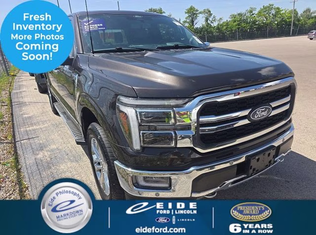 2024 Darkened Bronze Metallic Ford F-150 Lariat 4X4 Truck