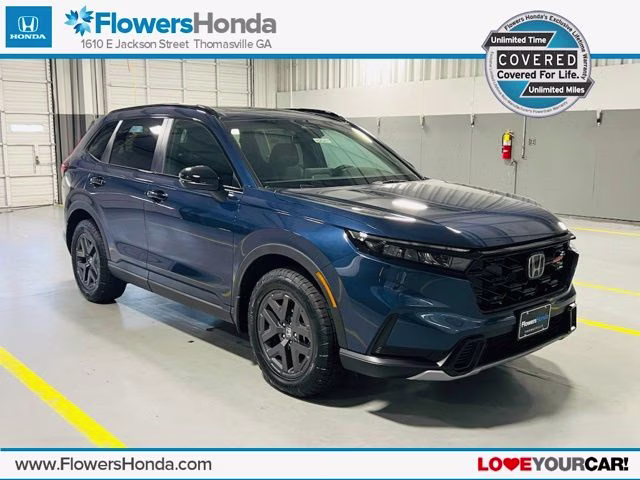 2026 Canyon River Blue Metallic Honda CR-V Hybrid TrailSport SUV