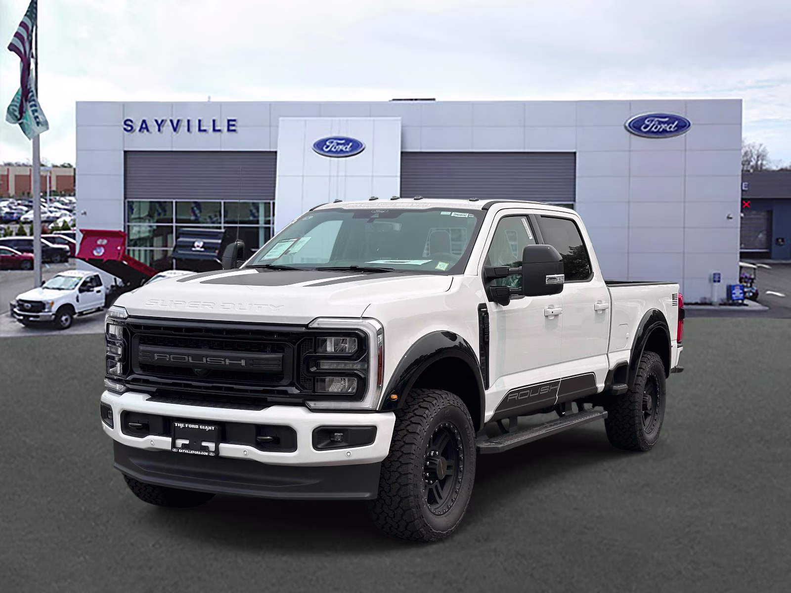 2026 Oxford White Ford Super Duty F-250 SRW Lariat Roush 4X4 Truck