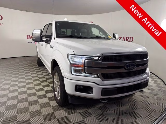 2020 White Metallic Ford F-150 Platinum 4X4 Truck