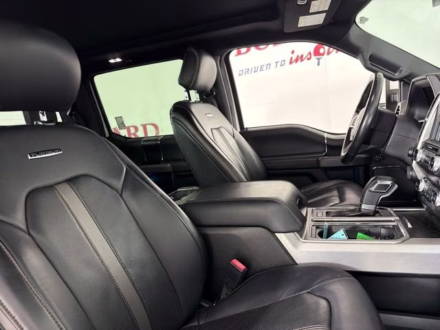 2020 White Metallic Ford F-150 Platinum 4X4 Truck