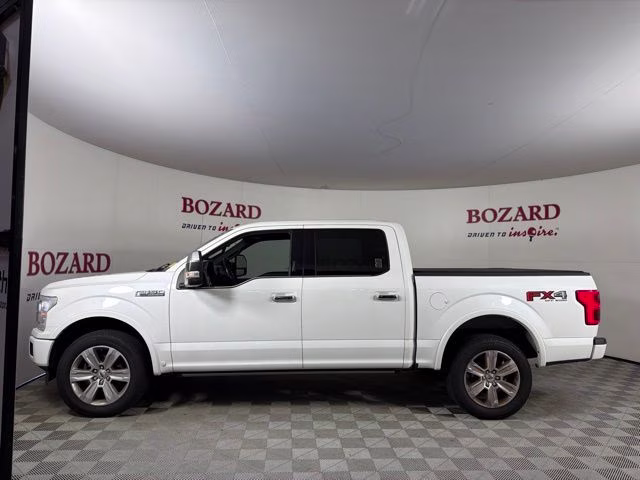 2020 White Metallic Ford F-150 Platinum 4X4 Truck