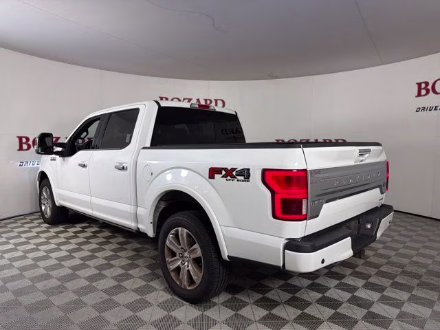 2020 White Metallic Ford F-150 Platinum 4X4 Truck